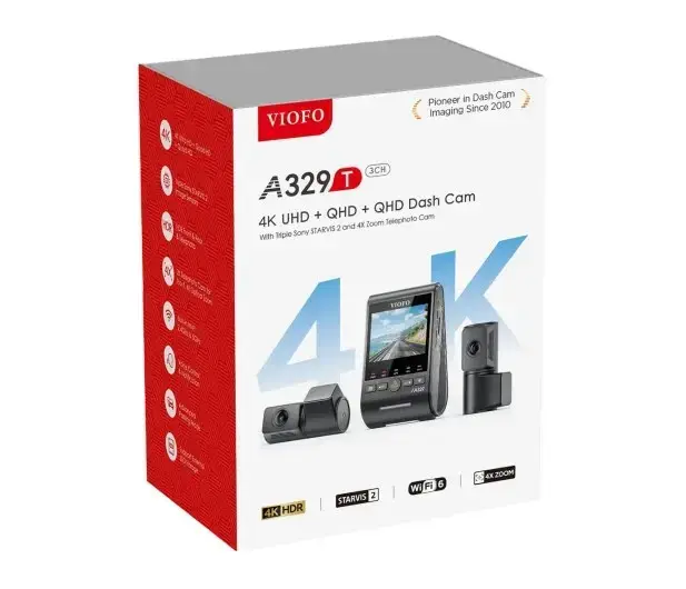 Видеорегистратор VIOFO A329T 3CH GPS Photo 3