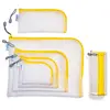 Herma 20027 EVA toiletry bag white/yellow Photo 3