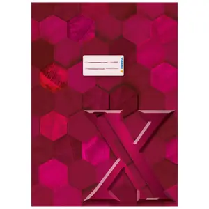 Magazin/Book Cover Herma 20094 Red — Cardboard A4 Protective Cover, 1 pc, FSC-certified