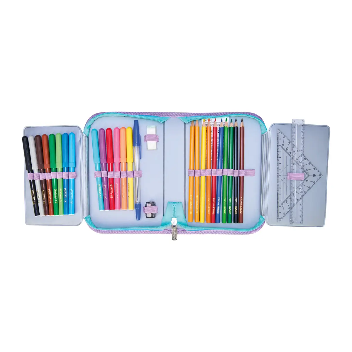 Pencil Case HERLITZ Ocean Lights — 31-piece set Photo 4