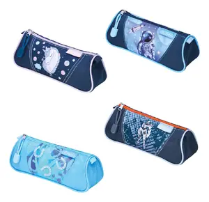 Soft pencil case HERLITZ model 50049349 (polyester, assorted colours) 215×70×80 mm
