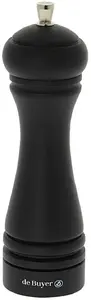 de buyer Java pepper mill 18 cm, matte black, manually operated ceramic grinder
