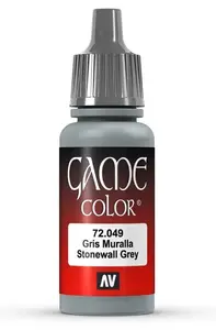 Akrila krāsa VALLEJO Game Color Stonewall Grey (72.049) — 17 ml pudele, dozators