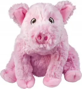 KONG Comfort Kiddos Pig S mīkstā suņu rotaļlieta, maza izmēra ar čīkstuli