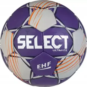 Handbola bumba SELECT Ultimate V24 EHF modelis 200032 — oficiāla spēles bumba, izmērs 2, violeta