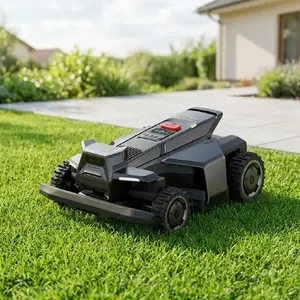 Роботизированная газонокосилка NAVIMOW BY SEGWAY X420E, для площади 2000 м², ширина скашивания 430 мм, высота скашивания 20-95 мм, навигация NRTK