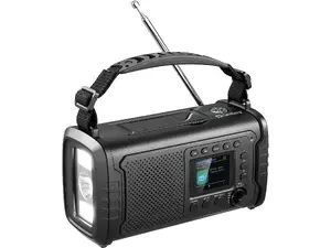 DAB/DAB+ Portable Radio SANDBERG Survivor DAB Radio All-in-1 with 20000 mAh Powerbank, Black