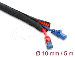 Защитная кабельная гофра самозакрывающаяся двойная 5 м x 10 мм DELOCK 19020