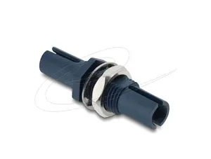 DELOCK Fiber Optic Adapter HFBR 4515Z Simplex Plastic Coupler Blue (Bu > Bu)