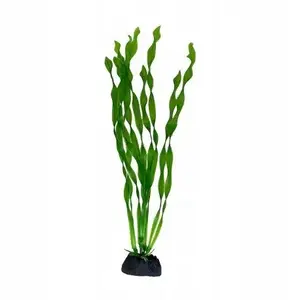 Aqua Natura akvārija dekoratīva auga TN-44206 — zaļš plastmasas spirulīnas stila, 28 cm, augsts