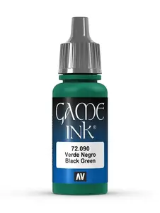 Tinte VALLEJO Game Color 72.090 Black Green 18 ml