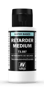 Retarder for Acrylic Paints VALLEJO 60 ml – Viscosity and Drying Time Modifier