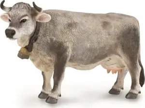 CollectA figurine cow Tyrolean grey model 88901, realistic collectible farm animal