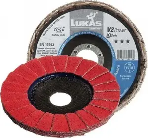 Slīpēšanas ripa LUKAS LAMELKA V2 POWER 125 CERAMIC P40 – LUKAS