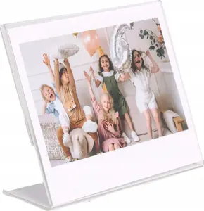 Stāvoša foto rāmīte LoveInstant priekš Fuji Instax Wide / Polaroid 600 / SX-70 — caurspīdīga, horizontāla