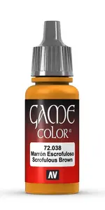 Akrilkrāsa VALLEJO Game Color 72.038 Scrofulous Brown 18 ml