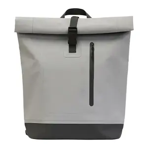 Backpack Bag for Scooter and Bike TNB UMWaterBag2 — Waterproof Roll-top, 25 L, Grey