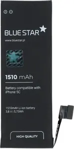 Battery Partner Tele.com for iPhone 5C 1510 mAh Polymer Blue Star HQ