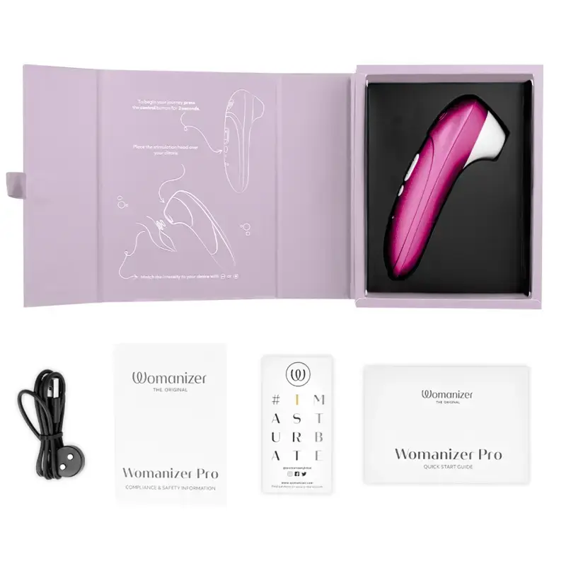 WOMANIZER Pro Vibrant — клиторальный воздушный стимулятор Photo 6