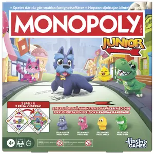 Настольная игра HASBRO Monopoly Junior 2 in 1 Refresh SE/FI — семейная игра для детей