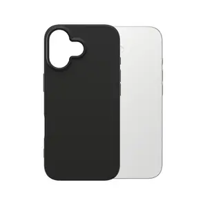 TPU Case PanzerGlass SAFE. for iPhone 17 — Black, shock-absorbing protective cover