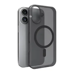 PURO Silicone Protective Case for Apple iPhone 17 with MagSafe, Black