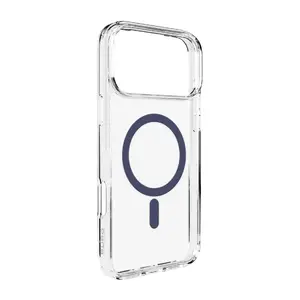 PURO protective case for Apple iPhone 17 Pro transparent blue, MagSafe compatible