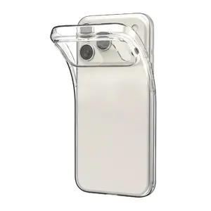 PURO vāciņš Apple iPhone 17 Pro Max — caurspīdīgs TPU ultra-plāns 0,3 mm (nude)