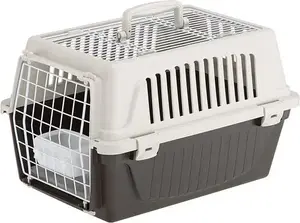 Pet carrier FERPLAST Atlas 10 Open — hard plastic transport box for small pets, model 20916