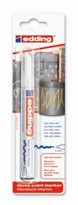 Permanent Marker Edding 750B/BL ED white ink, bullet tip, permanent marking