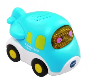 Rotaļu lidmašīna VTech Toot-Toot Driver Plane FI, elektroniska bīdāma rotaļlieta mazuļiem