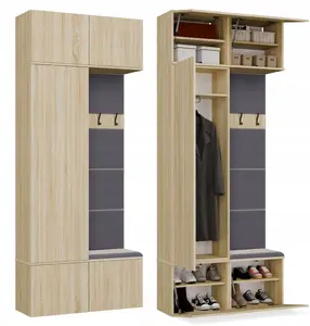 Шкаф-гардероб с вешалкой XXX_Top E Shop (TopEshop) HAGA II/1Sz1W цвет Дуб Сонома