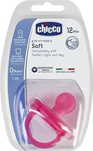 Пустышка CHICCO Physio Soft для 12 мес.+ — ортодонтическая силиконовая соска, модель 271311