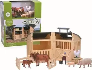 Collecta figure set with farmer and barn model 84150 by Collecta – collectible farm play set