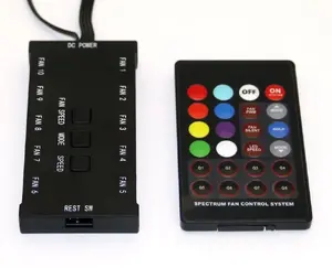 RGB Fan Controller with Remote by EUROCASE model CB-RC-VENfc — full colors support