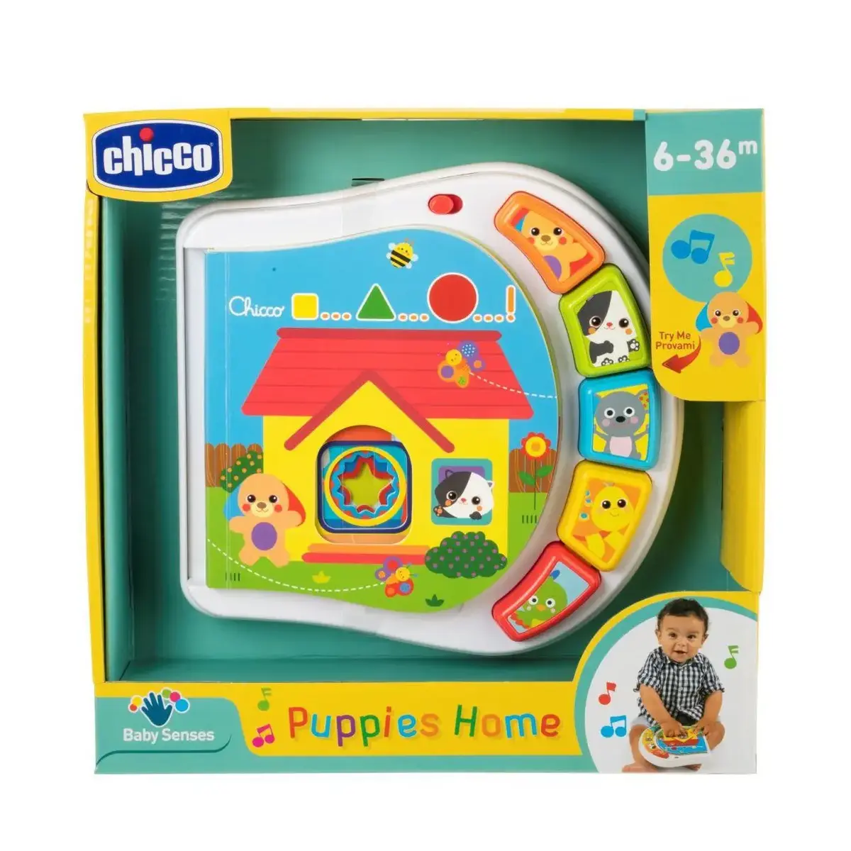 CHICCO mīkstā auduma grāmatiņa “Kucēni” Photo 5