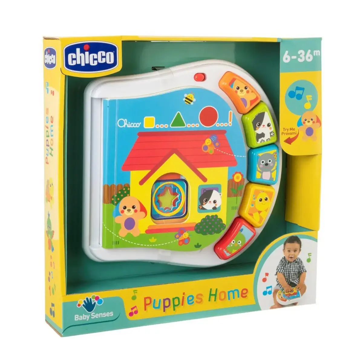 CHICCO mīkstā auduma grāmatiņa “Kucēni” Photo 6