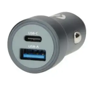 Car Charger Nedis CCH1C1A48WBK — USB car power adapter for portable devices, grey