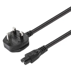 Power Cable MANHATTAN UK BS1363 to C5 1.8 m 3-pin 2.5 A 250 V for Laptop/Printer, black