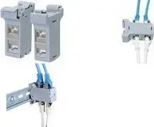 LOGILINK DIN sliedes adapters ar 2x Cat6A inline savienotājiem, saderīgs ar Cat5e/Cat6, 1 gab. (MP0079)