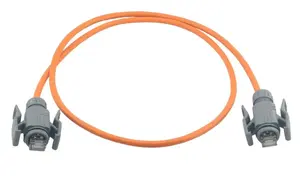 Патч‑кабель Industrial slim wirewin PKW-I2-SF-K6A-PUR 10.0 OR — KAT6A S/FTP, анти‑УФ PUR оболочка, 2x IP67 RJ45