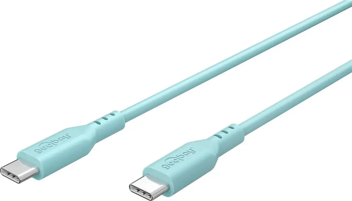USB-C silikona kabelis WENTRONIC Goobay 77744 1,5 m Photo 4