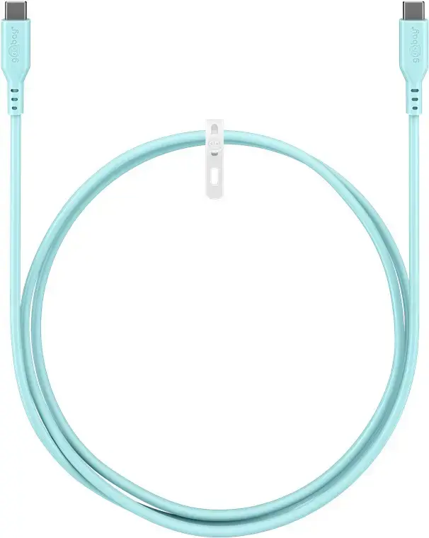 USB-C silikona kabelis WENTRONIC Goobay 77744 1,5 m Photo 5