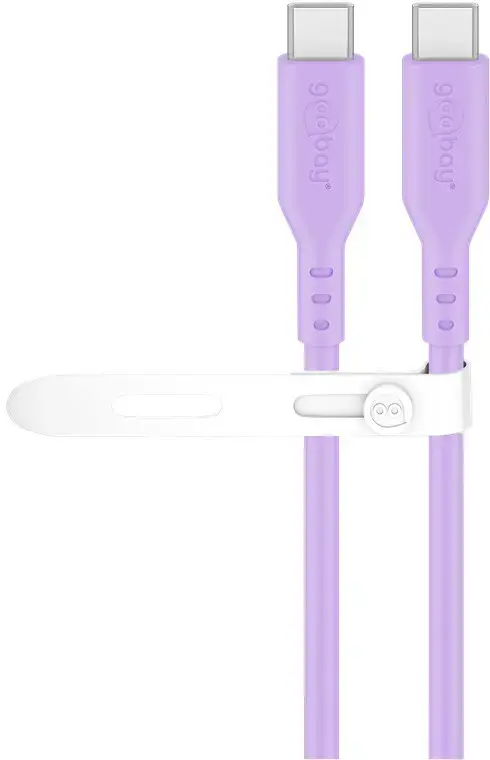 USB‑C silikona kabelis WENTRONIC Goobay 77745 1,5 m Photo 2