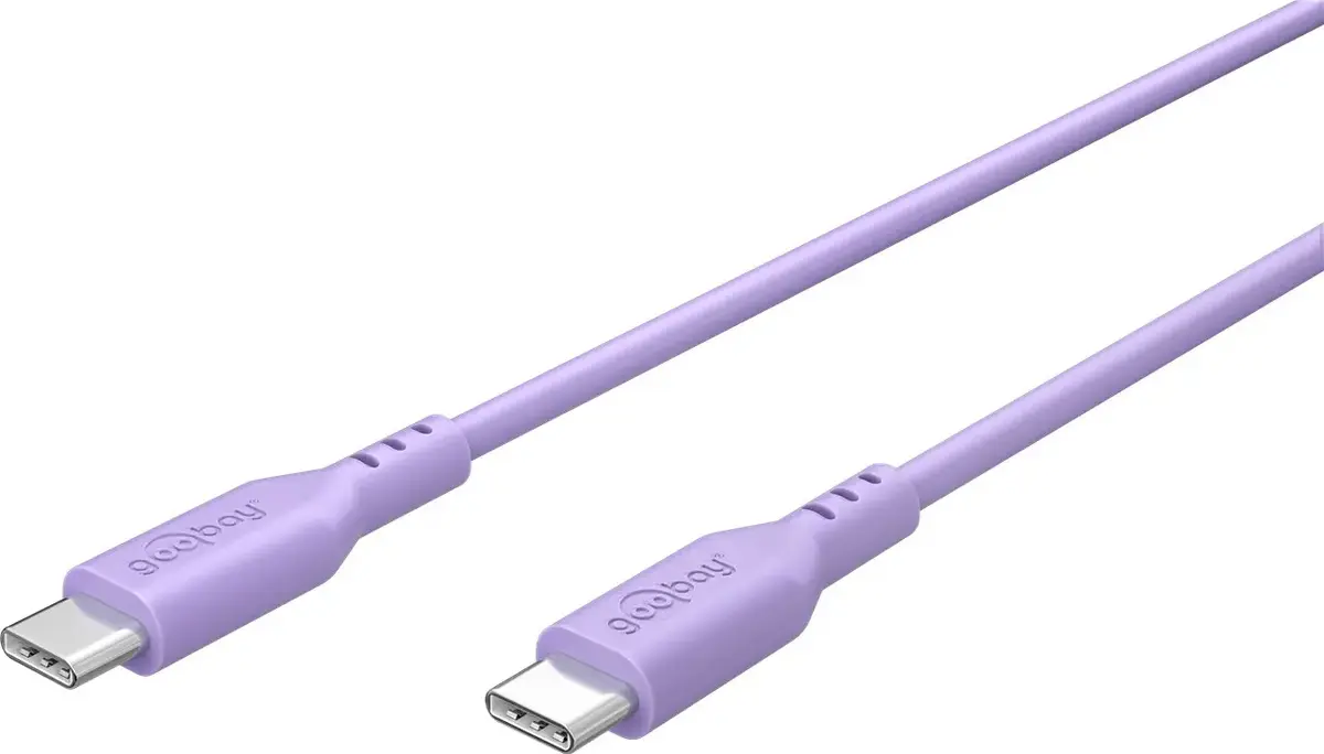 USB‑C silikona kabelis WENTRONIC Goobay 77745 1,5 m Photo 4