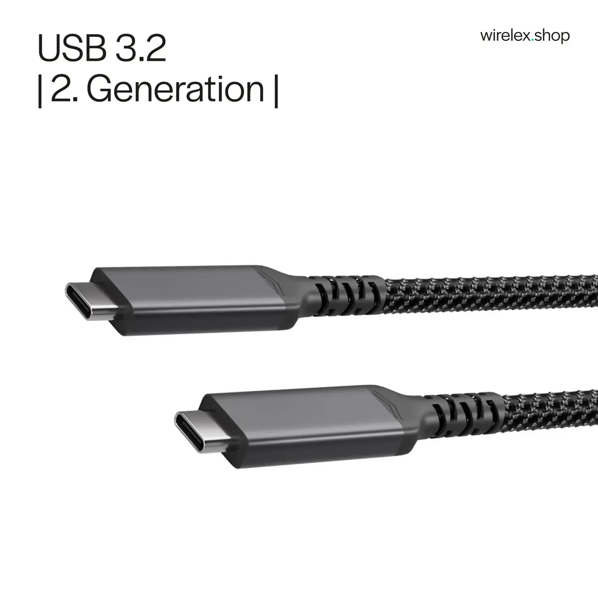 Flexline FL31-75007 USB-C to USB-C Cable 3.2 100W Photo 2