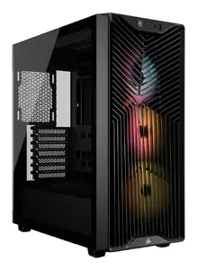 Corsair 3200D RS ARGB Mid-Tower PC Case, Black, Tempered Glass