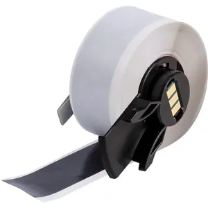 Brady M6C-1000-439-BK Самоклеящиеся печатные этикетки, чёрные (MPN 174309)