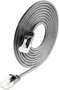 Slim Wirewine SLIM KAT6A 10 Gigabit U/FTP round patch cable Ø 3.8mm, shielded, black