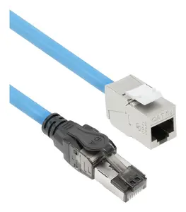 ACT S/FTP Cat6A B2ca PoE++ 100W монолитный предфабрикованный установочный кабель с RJ45 male–female, 70 м (FB0170)
